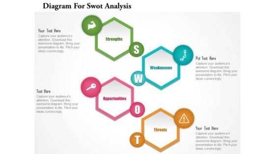 Business Diagram Diagram For Swot Analysis Presentation Template