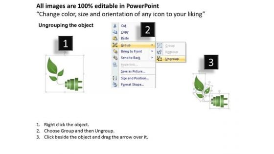 Business Diagram Eco Energy Icons With Wind Nuclear Ppt Slide