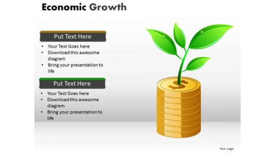 Business Diagram Economic Growth Business Cycle Diagram