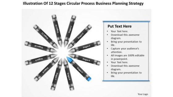 Business Diagram Examples Circular Process Planning Strategy Ppt PowerPoint Slides