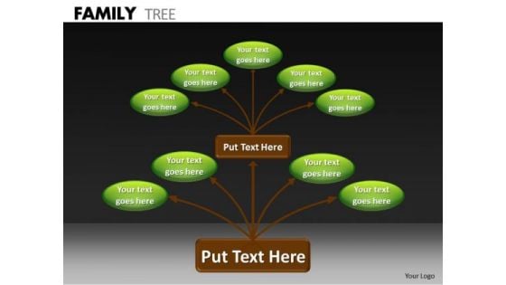 Business Diagram Family Tree Marketing Diagram