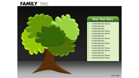 Business Diagram Family Tree Strategic Management