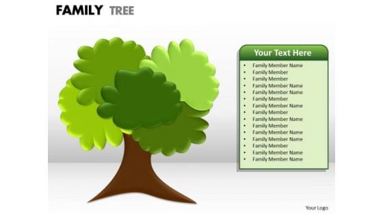 Business Diagram Family Tree Strategy Diagram