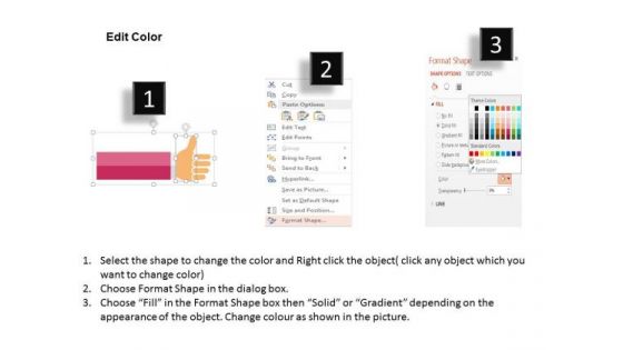 Business Diagram Five Hands Icons For Strategy And Business Presentation Template