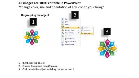 Business Diagram Five Icons For Communication And Technology Presentation Template