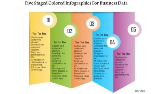 Business Diagram Five Staged Colored Infographics For Business Data Presentation Template Business Diagram Five Staged Colored Infographics For Business Data Presentation Template