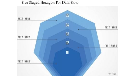 Business Diagram Five Staged Hexagon For Data Flow Presentation Template Business Diagram Five Staged Hexagon For Data Flow Presentation Template