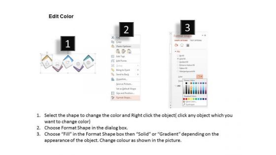 Business Diagram Five Staged Icons For Business Timeline Presentation Template