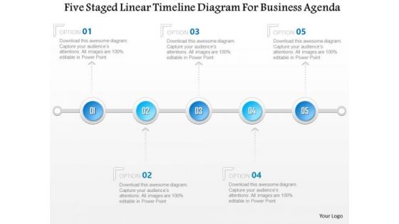 Business Diagram Five Staged Linear Timeline Diagram For Business Agenda Presentation Template Business Diagram Five Staged Linear Timeline Diagram For Business Agenda Presentation Template