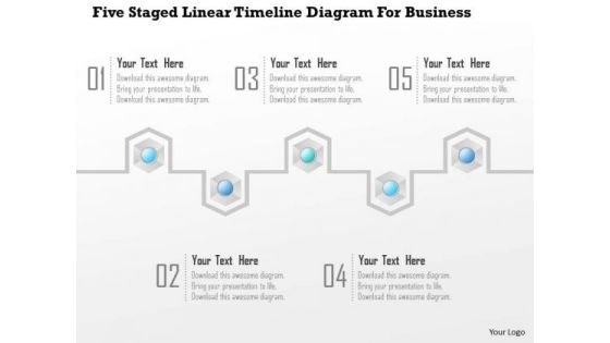 Business Diagram Five Staged Linear Timeline Diagram For Business Presentation Template Business Diagram Five Staged Linear Timeline Diagram For Business Presentation Template