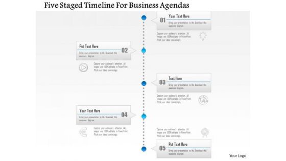 Business Diagram Five Staged Timeline For Business Agendas Presentation Template Business Diagram Five Staged Timeline For Business Agendas Presentation Template