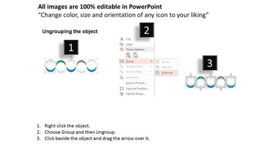 Business Diagram Five Stages Spheres Diagram Linear Process Presentation Template Slide02