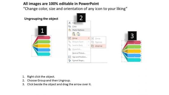 Business Diagram Five Text Boxes With Icons Presentation Template