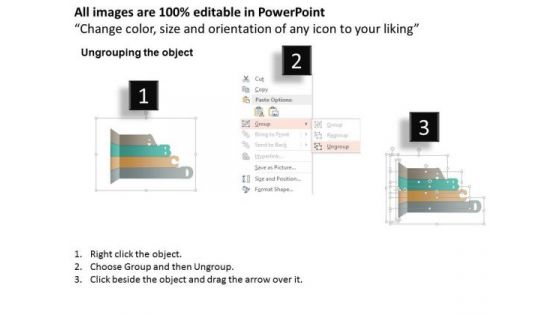 Business Diagram Four Alphabet Vertical Process For Business PowerPoint Template