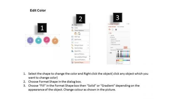 Business Diagram Four Arrows Around Icons Presentation Template