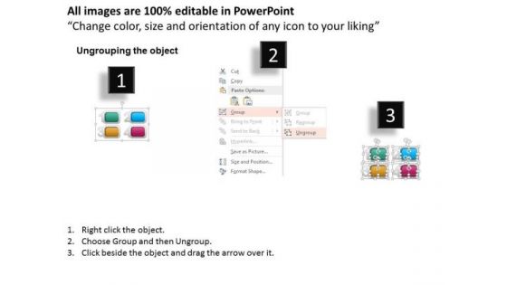 Business Diagram Four Banners With Business Icons Presentation Template