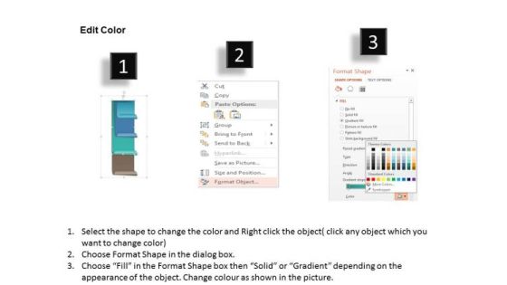 Business Diagram Four Boxes For Text Presentation Template Slide03