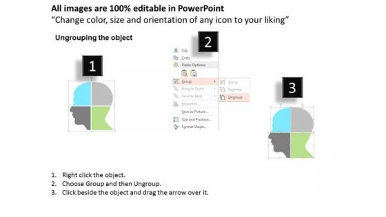 Business Diagram Four Staged Pie Graph For Multiple Icons Presentation Template