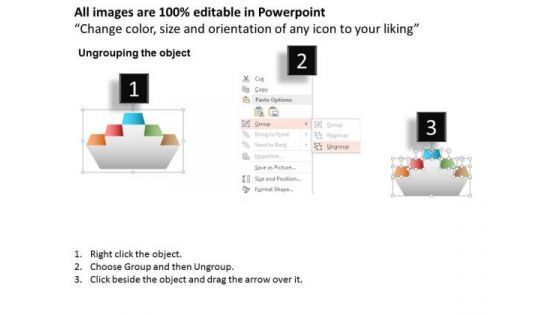 Business Diagram Graphic Of Podium With Multiple Icons PowerPoint Template