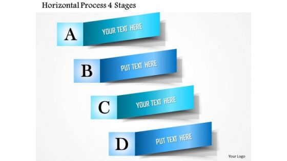 Business Diagram Horizontal Process 4 Stages Presentation Template Business Diagram Horizontal Process 4 Stages Presentation Template