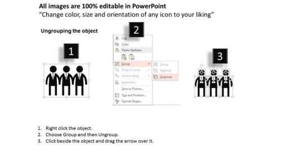 Business Diagram Human Icon Bar Graph For Business Presentation Template