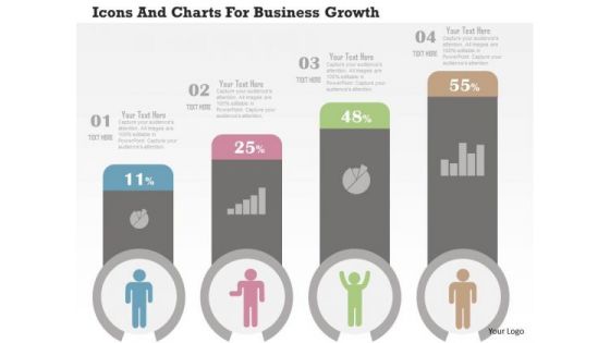 Business Diagram Icons And Charts For Business Growth Presentation Template