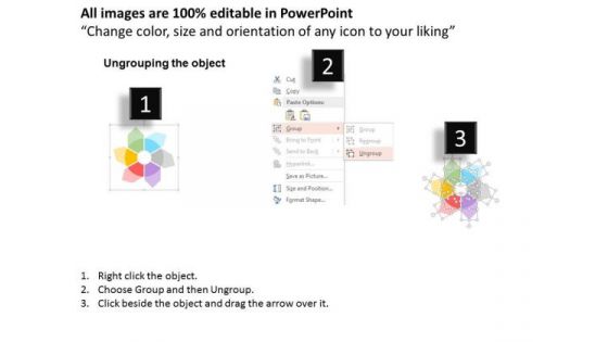 Business Diagram Icons For Circular Process Presentation Template