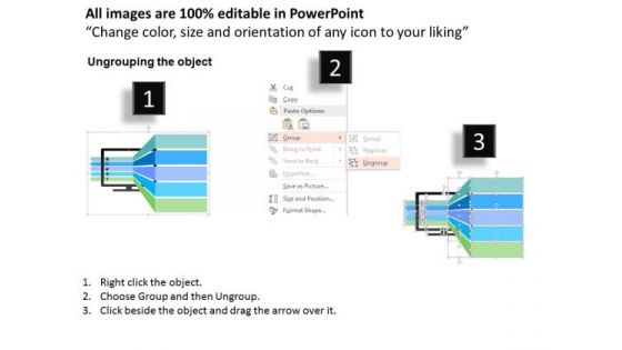 Business Diagram Icons For Integrated Business Model Presentation Template