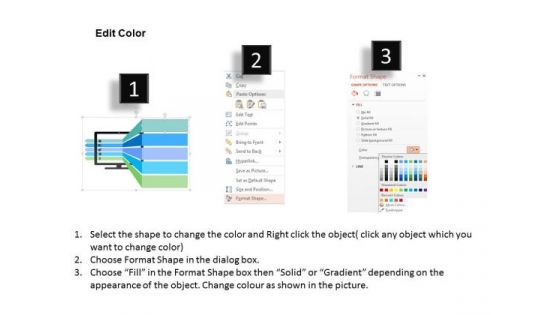 Business Diagram Icons For Integrated Business Model Presentation Template