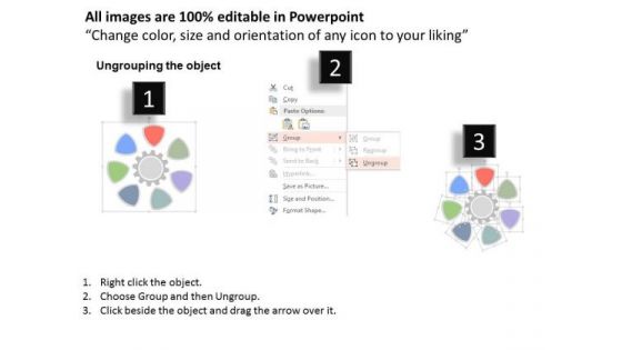 Business Diagram Icons For Market Growth Strategies Presentation Template