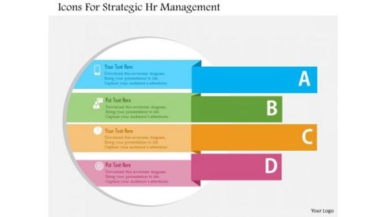 Business Diagram Icons For Strategic Hr Management Presentation Template