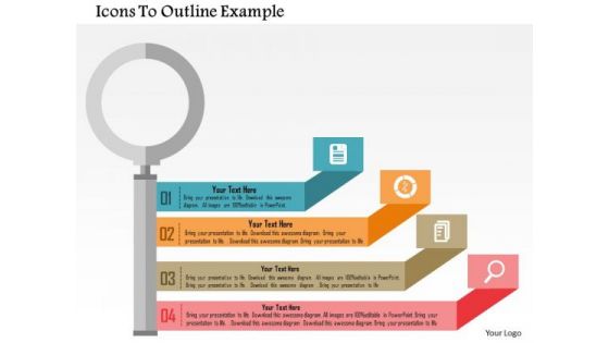 Business Diagram Icons To Outline Example Presentation Template