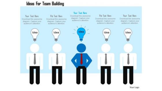 Business Diagram Ideas For Team Building Presentation Template