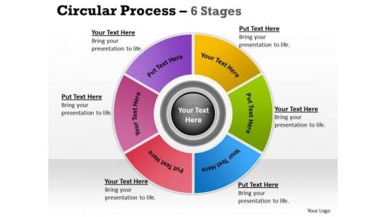 Business Diagram Illustration Of Circular Looped Process 6 Stages Sales Diagram Business Diagram Illustration Of Circular Looped Process 6 Stages Sales Diagram