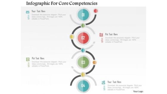 Business Diagram Infogarphic For Core Competencies Presentation Template
