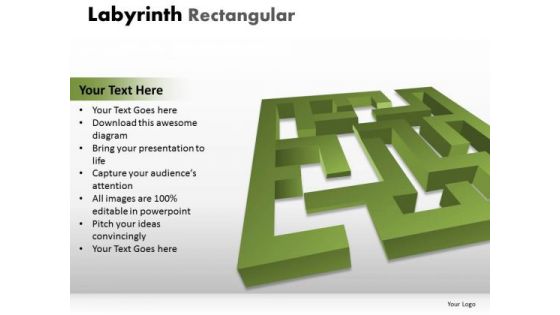 Business Diagram Labyrinth Rectangular Consulting Diagram Business Diagram Labyrinth Rectangular Consulting Diagram