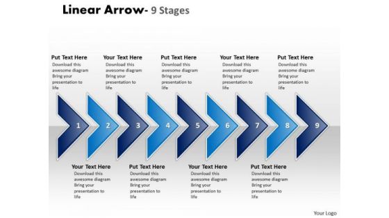 Business Diagram Linear Arrow 9 Stages Mba Models And Frameworks Business Diagram Linear Arrow 9 Stages Mba Models And Frameworks