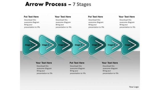 Business Diagram Linear Process 7 Stages Sales Diagram Business Diagram Linear Process 7 Stages Sales Diagram