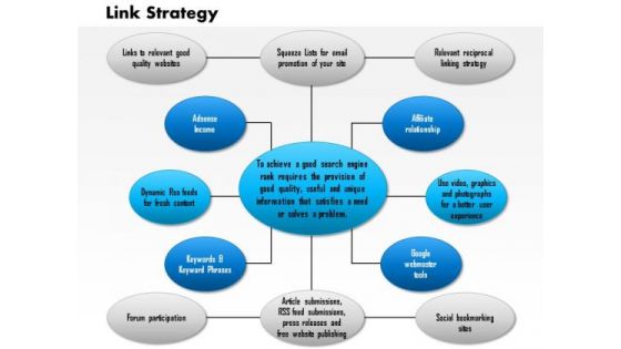 Business Diagram Link Strategy PowerPoint Ppt Presentation