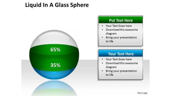 Business Diagram Liquid In A Glass Sphere Ppt Business Cycle Diagram