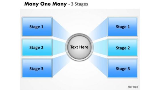 Business Diagram Many One Many 3 Stages Consulting Diagram Business Diagram Many One Many 3 Stages Consulting Diagram