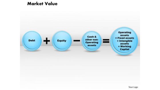 Business Diagram Market Value PowerPoint Ppt Presentation