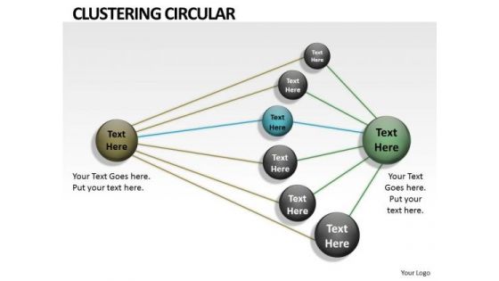 Business Diagram Marketing Clustering Theme Strategic Management