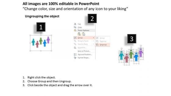 Business Diagram Men Icon For Hr Strategies Presentation Template