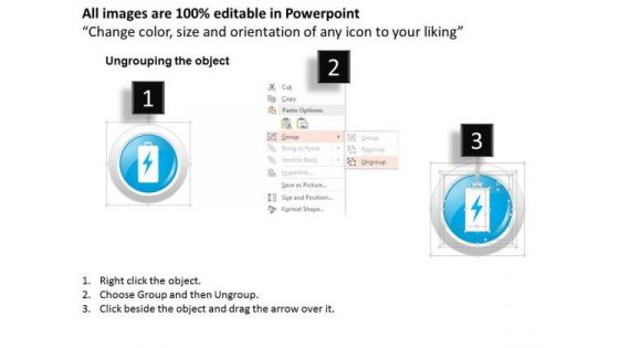 Business Diagram Mobile Icons Showing Different Battery Strengths Ppt Slide