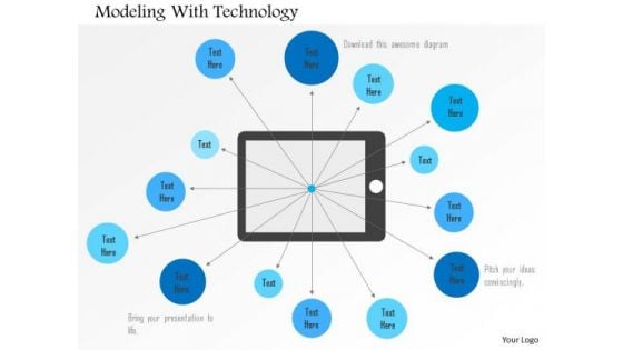 Business Diagram Modeling With Technology Presentation Template