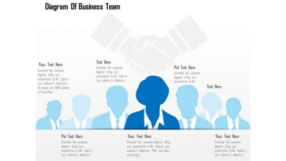 Business Diagram Of Business Team Presentation Template