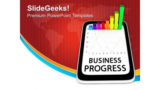 Business Diagram On Computer Tablet PowerPoint Templates Ppt Backgrounds For Slides 0213