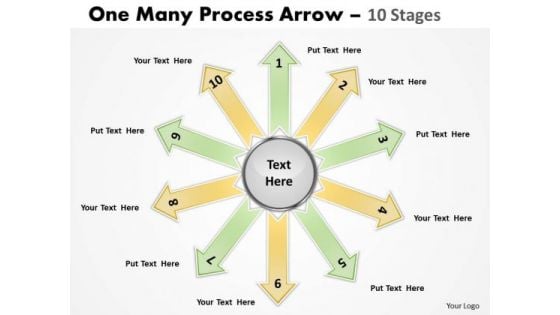Business Diagram One Many Process Arrow 10 Stages Consulting Diagram Business Diagram One Many Process Arrow 10 Stages Consulting Diagram