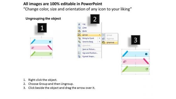 Business Diagram Pencils With Icons For Management Studies Presentation Template